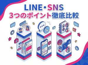 LINEとSNSの違いを3つのポイントで徹底比較！目的別の使い分けもスッキリ解決