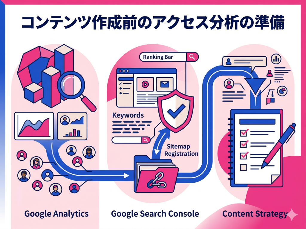 WordPressのSEO対策として重要なSSL化、テーマ選び、プラグイン導入の3要素を整理したインフォグラフィック。