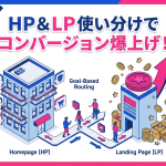 知らないと損！ホームページとLP（ランディングページ）を使い分け、コンバージョンを劇的に向上させる方法