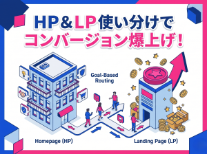 知らないと損！ホームページとLP（ランディングページ）を使い分け、コンバージョンを劇的に向上させる方法
