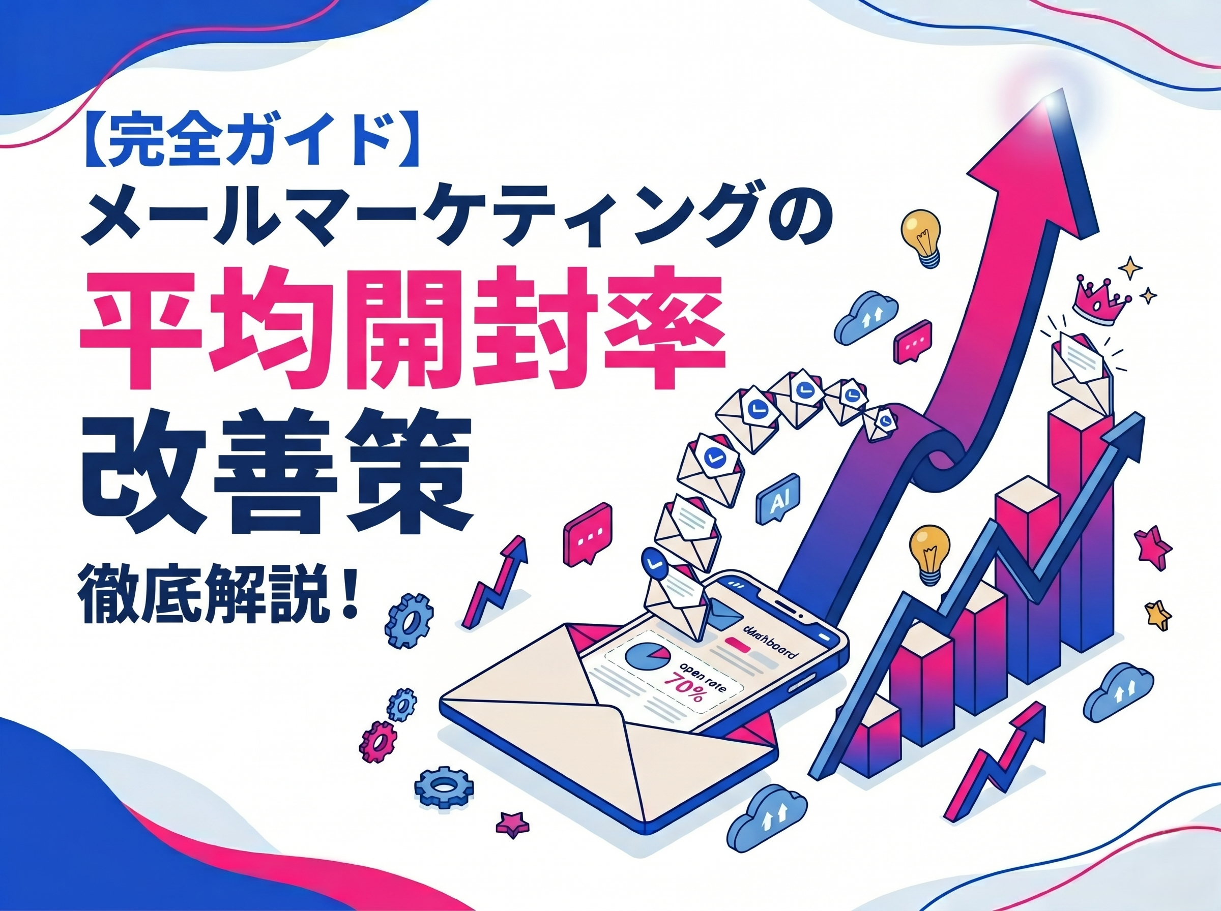 【完全ガイド】Web Marketing担当者必見！メールマーケティングの平均開封率と改善策を徹底解説