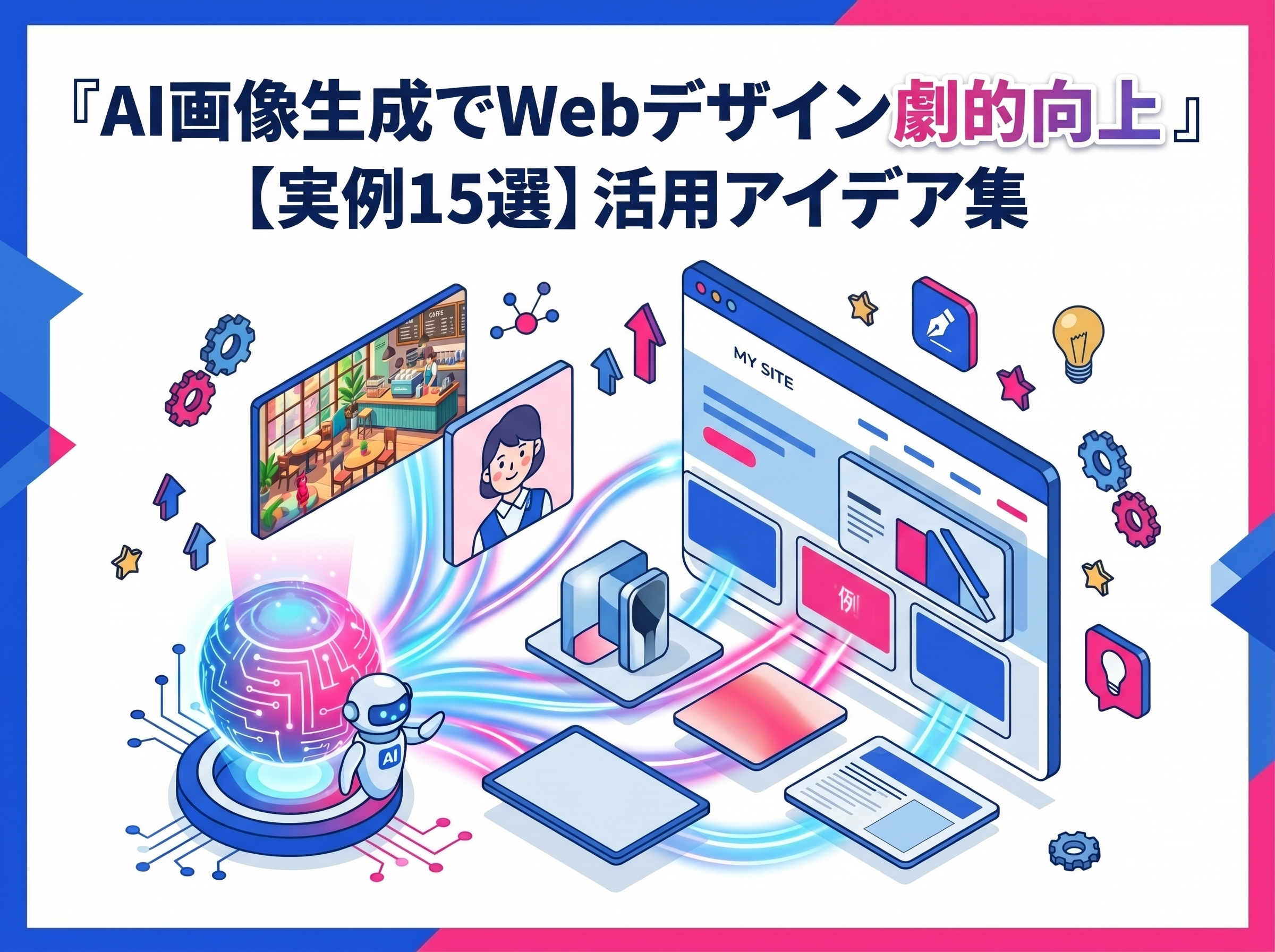 【実例15選】AI画像生成のWebデザイン活用アイデア集｜サイトのクオリティが劇的に向上！