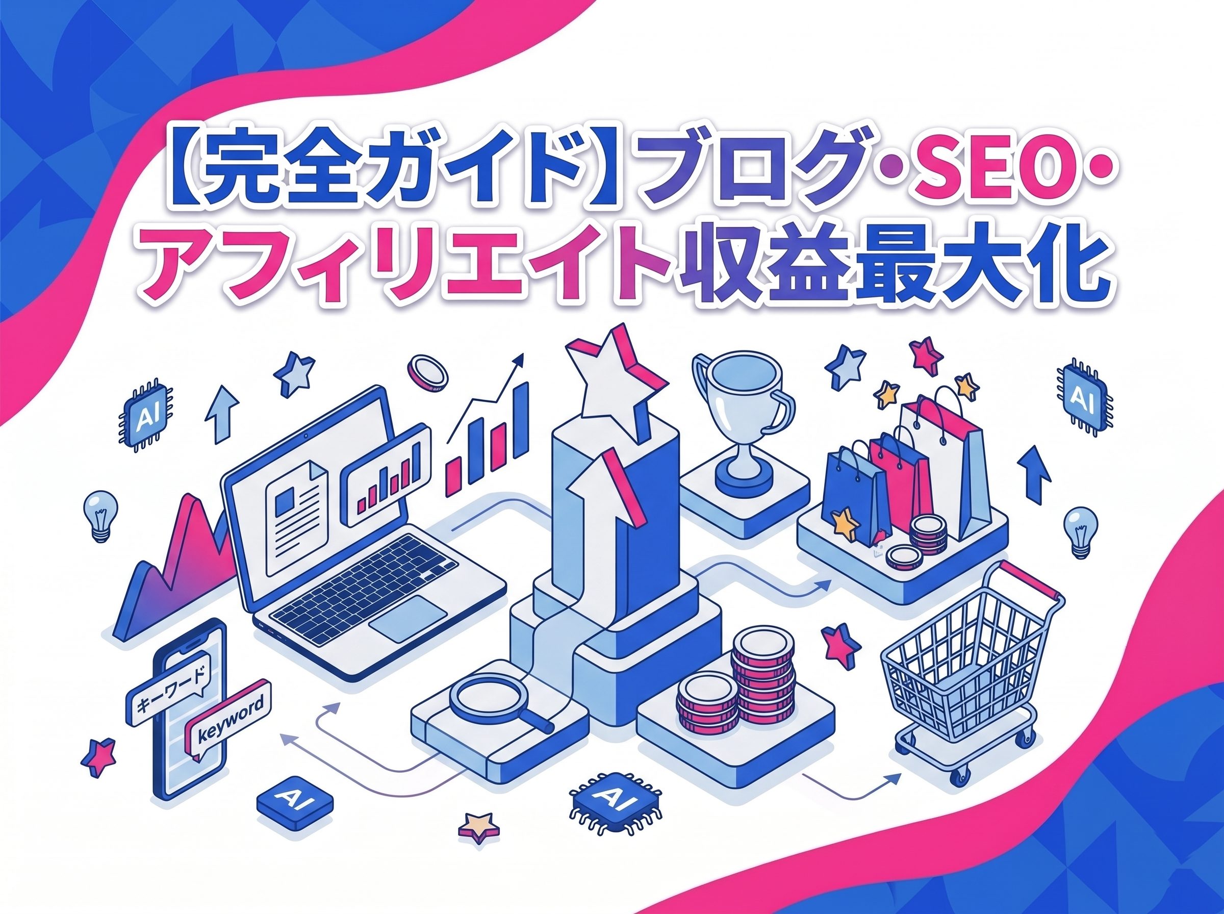 【完全ガイド】SEO・ブログ・アフィリエイトで収益を最大化する全手順｜知らないと損するテクニックも公開